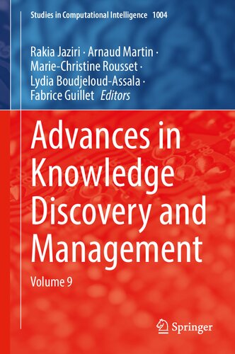 ADVANCES IN KNOWLEDGE DISCOVERY AND MANAGEMENT.