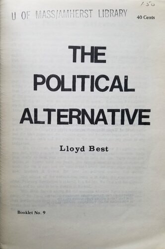 The Political Alternative