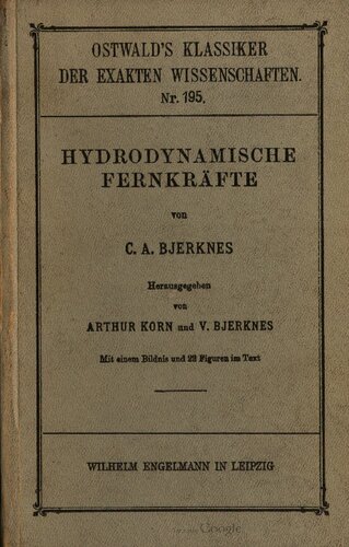 Hydrodynamische Fernkräfte