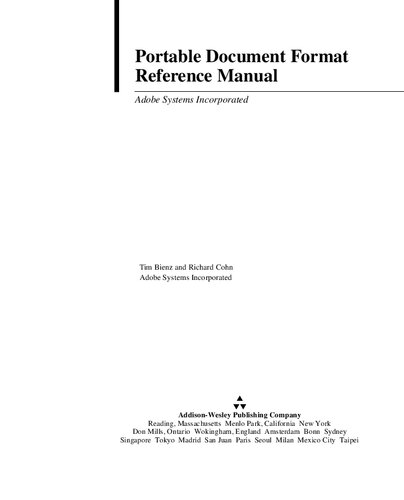 Portable Document Format Reference Manual, version 1.0