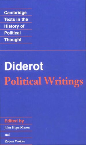 Diderot: Political Writings