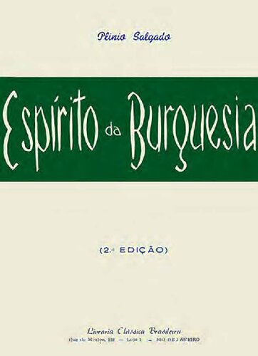 espírito da burguesia