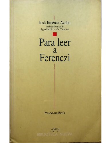 Para leer a Ferenczi