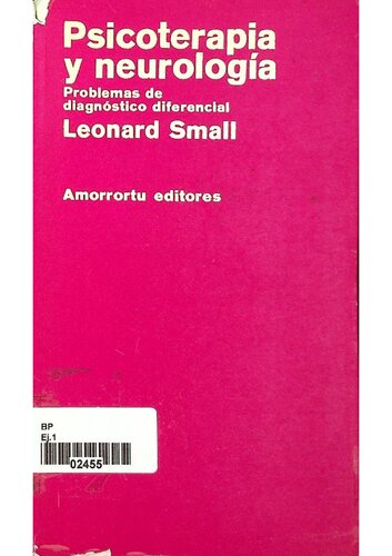 Psicoterapia y neurología : Problemas de diagnóstico diferencial