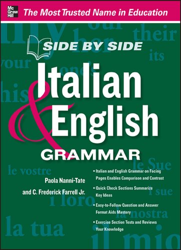 Side by Side Italian and English Grammar