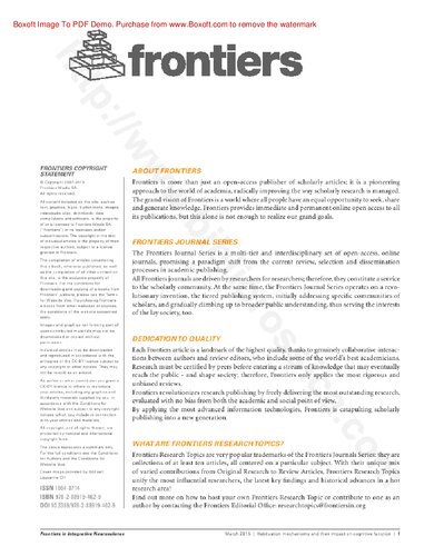 Habituation mechanisms and their impact on cognitive function