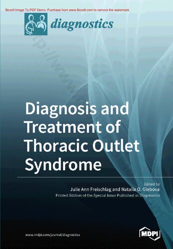 Diagnosis and Treatment of Thoracic Outlet Syndrome
