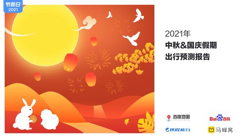 百度地图2021中秋&国庆假期出行预测报告