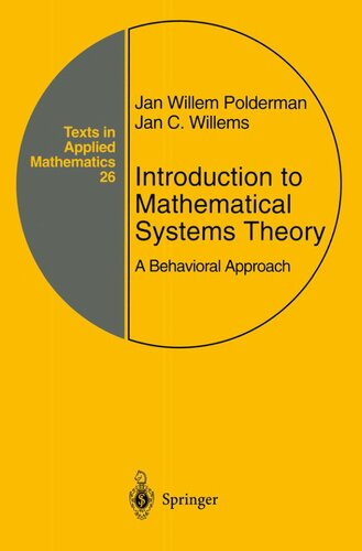 Introduction to Mathematical  Systems Theory. A Behavioral Approach