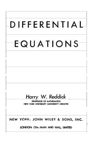 Differential equations