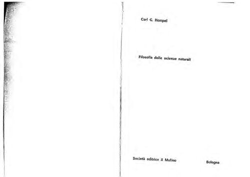 Filosofia delle scienze naturali