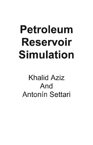Petroleum Reservoir Simulation