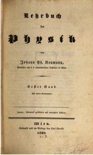 Lehrbuch der Physik