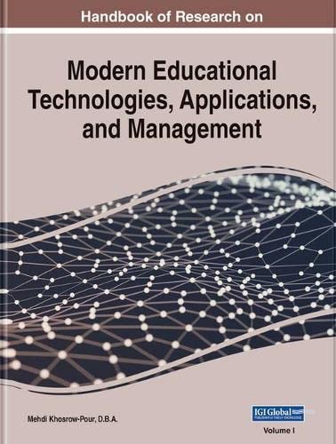 Handbook of Research on Modern Educational Technologies, Applications, and Management, 2 volume