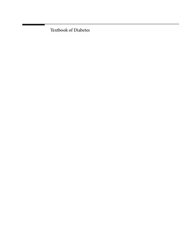 Textbook of Diabetes