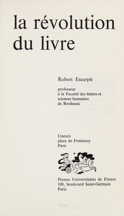 la révolution du livre