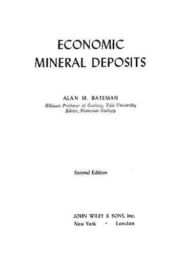 Economic Mineral Deposits