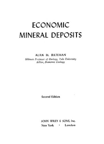 Economic Mineral Deposits