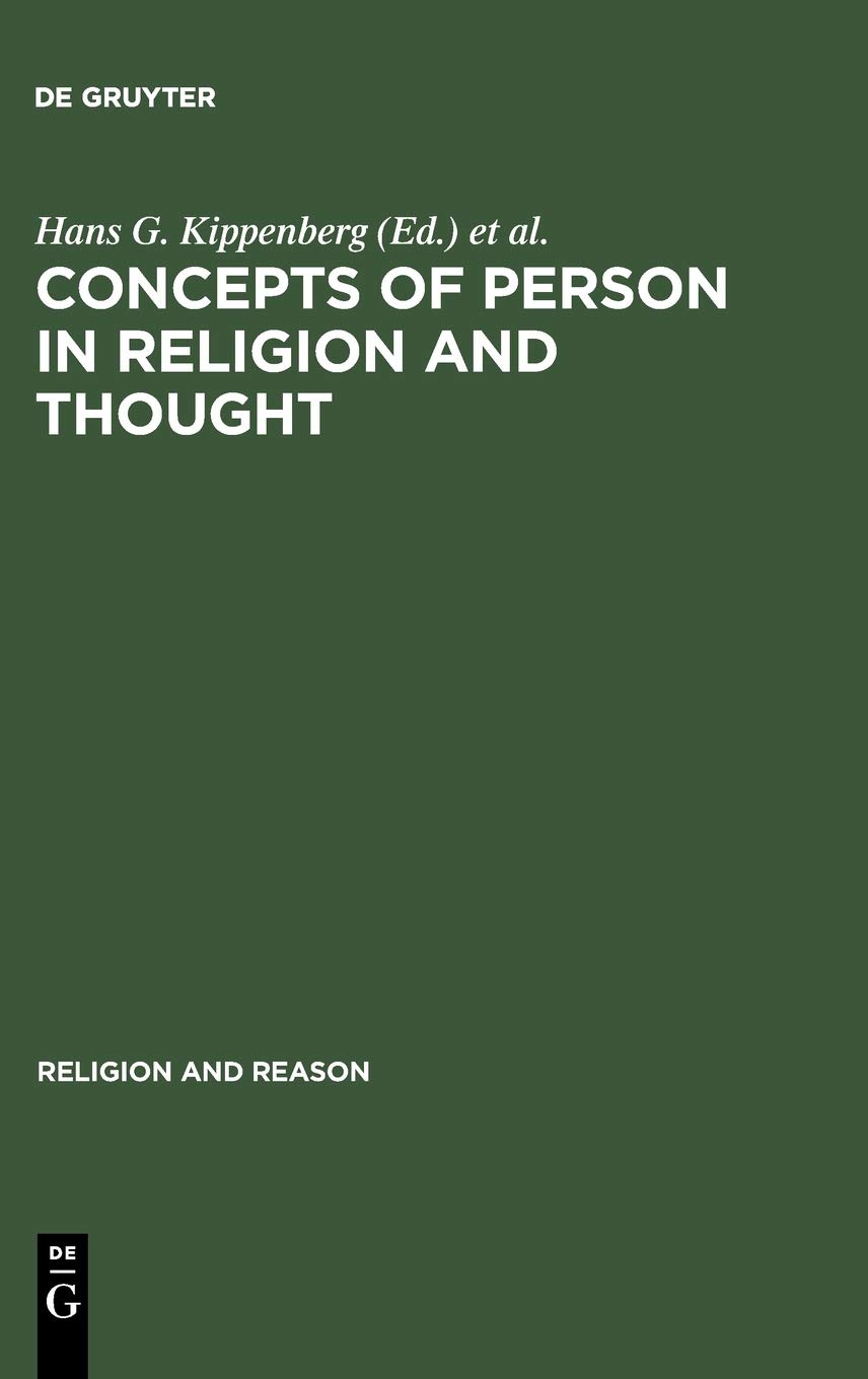 Concepts of Person in Religion and Thought