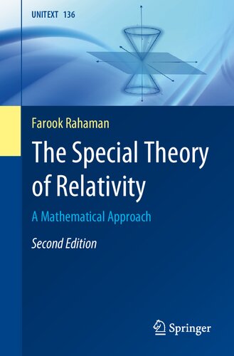 The Special Theory of Relativity - A Mathematical Approach