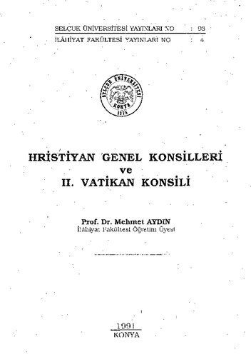 Hristiyan Genel Konsilleri ve II. Vatikan Konsili