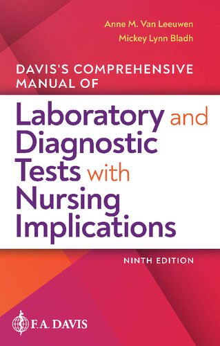 Davis's Comprehensive manual of laboratory and diagnostic tests with nursing implications