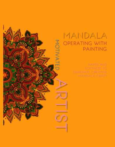 Motivated Artist Mandala Operating With Painting, Paper And Softness To Generate Creative Mandala Craft