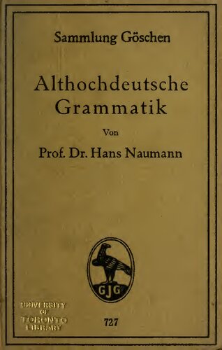 Althochdeutsche Grammatik