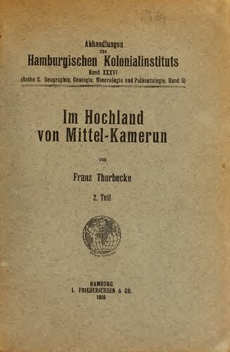 Im Hochland von Mittel-Kamerun