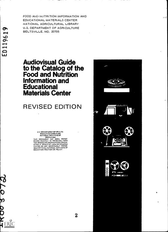 Audiovisual Guide to the Catalog of the Food and Nutrition Information and Educational Materials Center. Revised Edition.