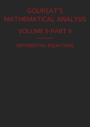 A Course of Mathematical Analysis, Volume II, Part II