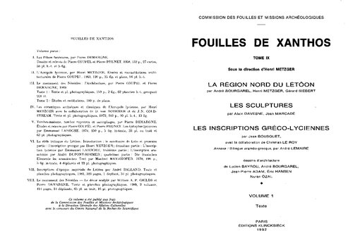 La région nord du Létôon, Les sculptures, Les inscriptions gréco-lyciennes