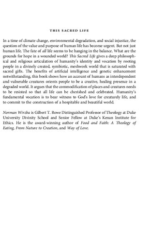 This sacred life humanity's place in a wounded world