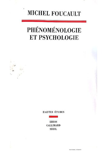 Phénoménologie et psychologie