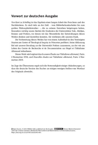 Von Kant zu Schelling