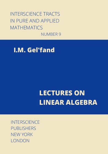 Lectures on Linear Algebra