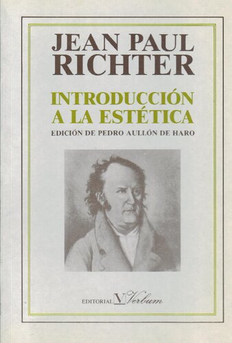 Introducción a la estética (ed. Pedro Aullón)