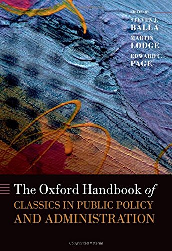 The Oxford Handbook of Classics in Public Policy and Administration