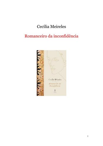 Romanceiro da inconfidência