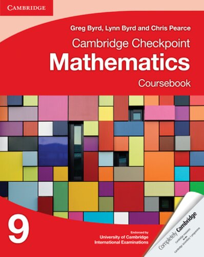 Cambridge Checkpoint Mathematics Coursebook 9