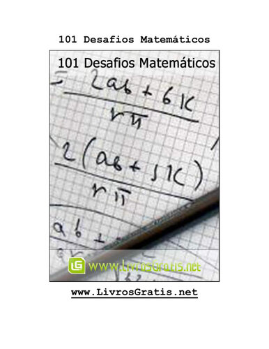 101 Desafios Matemáticos