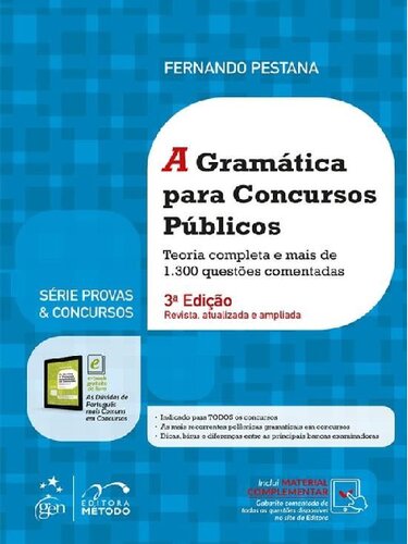 A Gramática para Concursos Públicos - teoria completa e mais de 1.300 questões comentadas