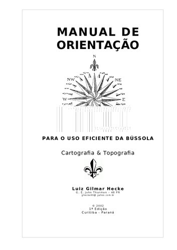 Manual de orientação para bússola - cartografia e topografia