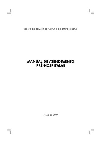 Manual de atendimento pré-hospitalar