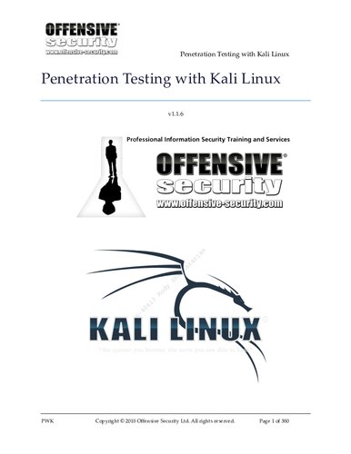 Offensive Security - Pentesting with Kali Linux