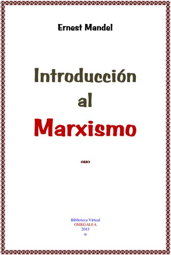 Introducción al Marxismo