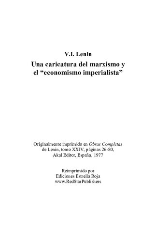Una caricatura del marxismo y el 