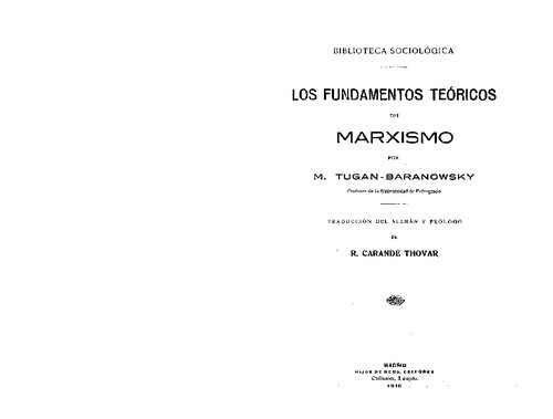 Los fundamentos teóricos del marxismo