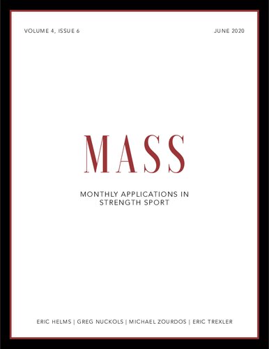 MASS - Vol 4 - Issue 6 (Monthly Applications in Strength Sport)