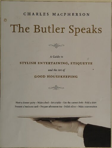 The Butler Speaks